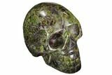 Polished Dragon's Blood Jasper Skull - South Africa #112177-2